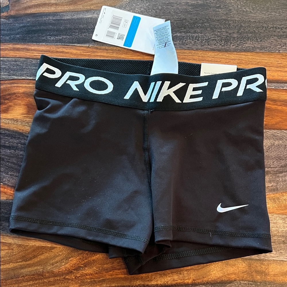 Nike Women's Black Pro Athletic Shorts